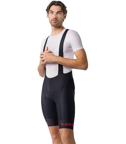 Amazon.com: CASTELLI Competizione 2 Kit Bib Short - Men's Black, S